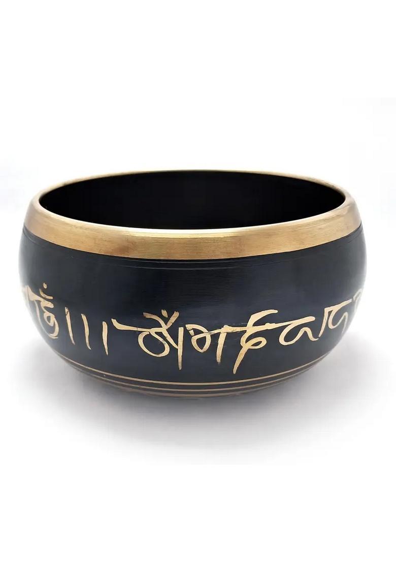 Tibetan Singing Bowl 6 Inch Gautam Buddha Design Meditation Bowl - Indya