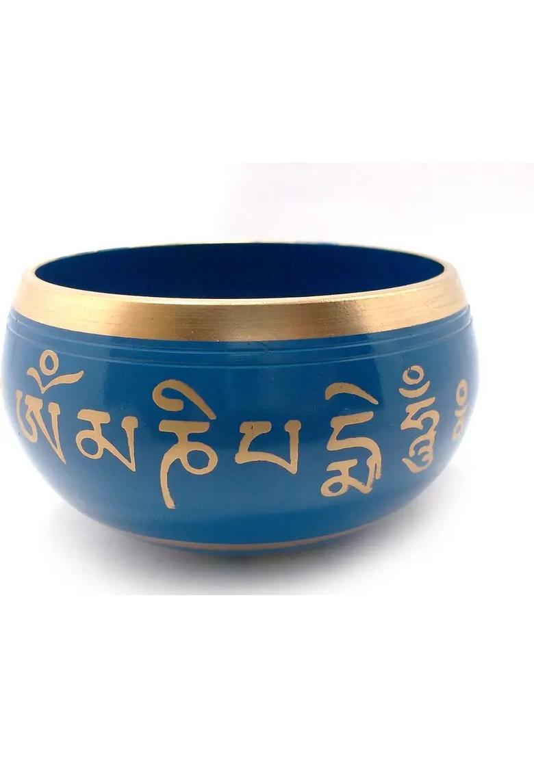 Tibetan Singing Bowl 3.5 Inch Blue Meditation Bowl - Indya