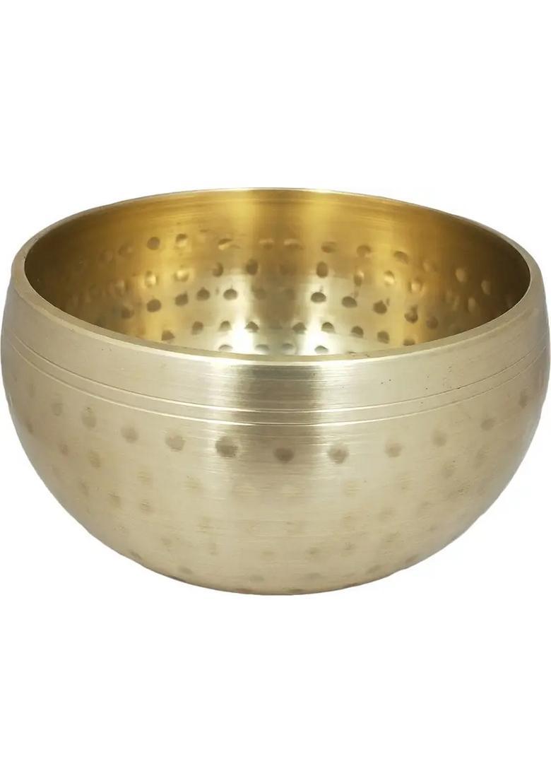 Brass Hammered Design Tibetan Singing Bowl 3.5 Inch - Indya