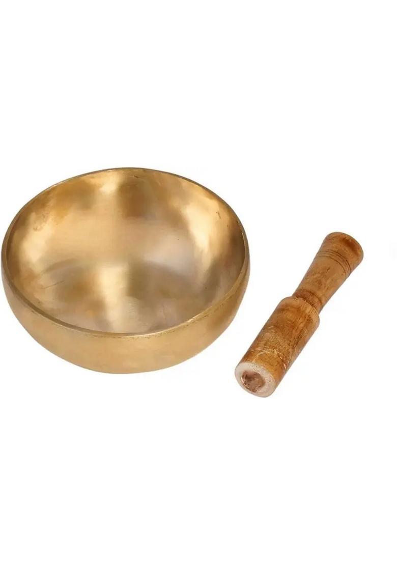 8 Metal Tibetan Singing Bowl 5 Inch Set With Mallet & Cushion For Yoga - Indya