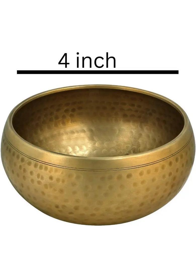Tibetan Singing Bowl Set For Chakra Healing & Mindfulness Meditation - Indya