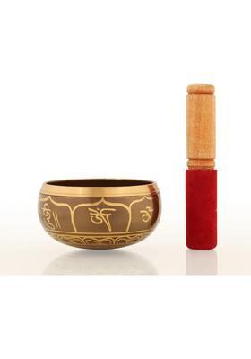 Tibetan Antique Mantra Meditation Singing Bowl Musical Instrument
