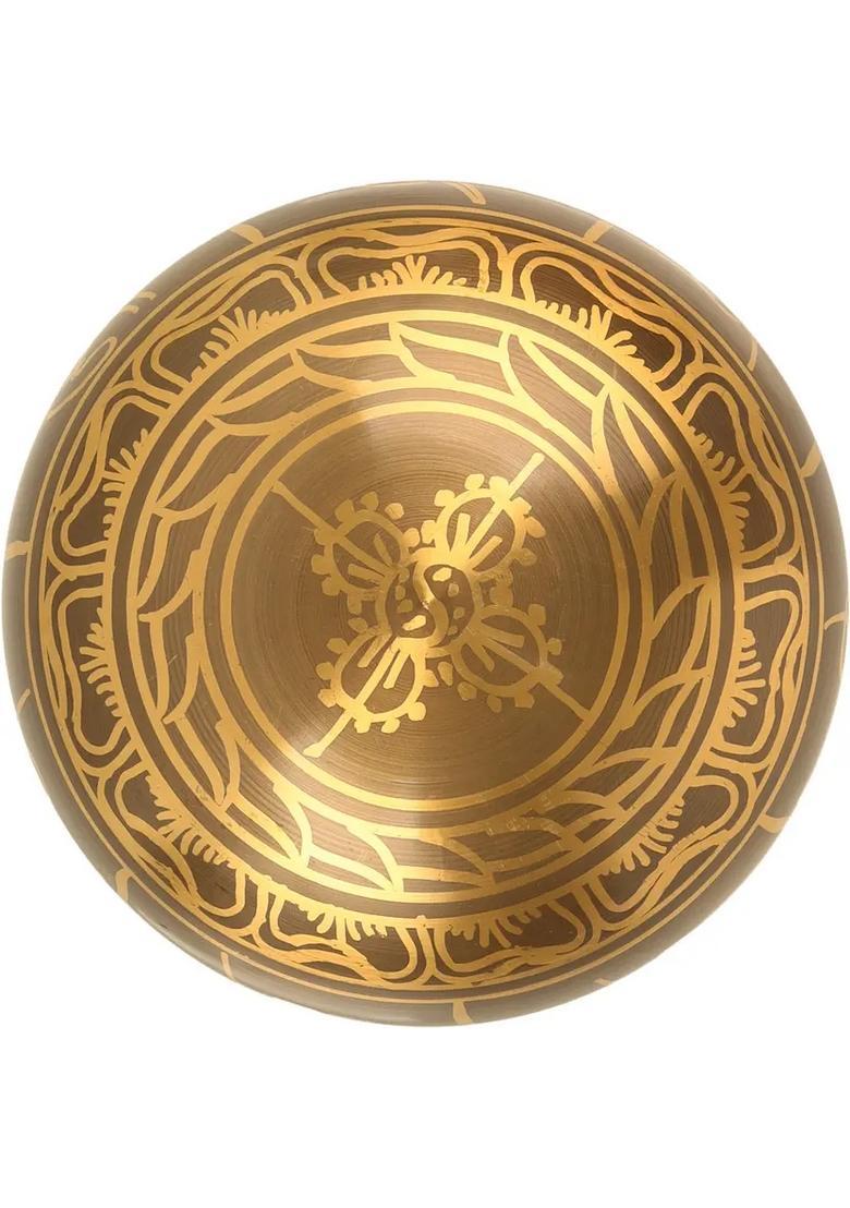Tibetan Antique Mantra Meditation Singing Bowl Musical Instrument - Indya