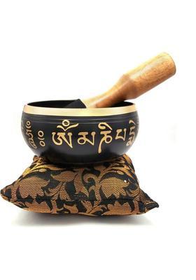 Tibetan Singing Bowl 3.5 Inch Glossy Finish With Dual Side Striker