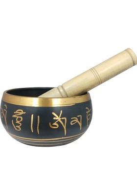 Tibetan Meditation Bowl 4 Inch Gautam Buddha Design Inside