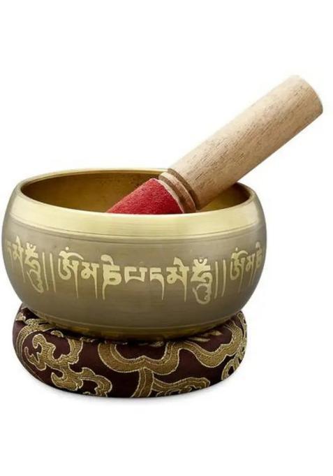 Tibetan Antique Mantra Meditation Singing Bowl For Mindfulness