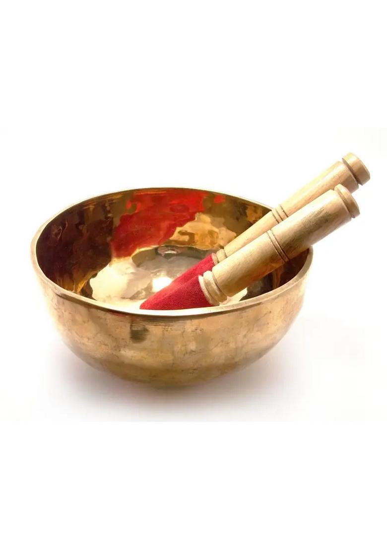 Handmade Brass Singing Bowl 7 Inch Healing Grade Meditation Bowl - Indya
