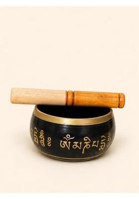 Tibetan Black Singing Bowl For Meditation & Sound Healing