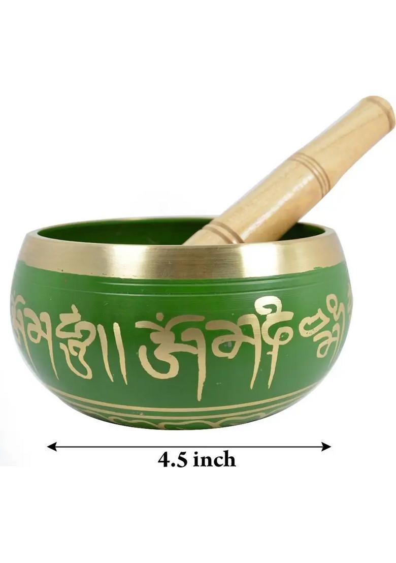 Tibetan Meditation Singing Bowl 4.5 Inch Blue Music Therapy - Indya