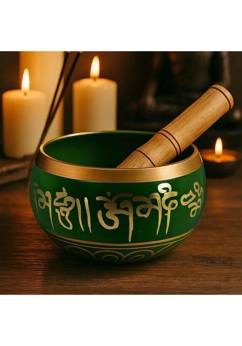 Tibetan Meditation Singing Bowl 4.5 Inch Blue Music Therapy