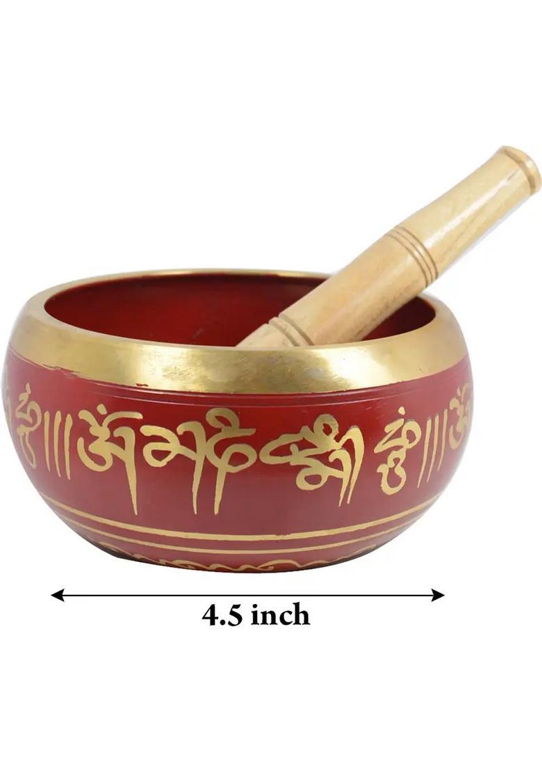 Buddhist Singing Bowl For Meditation With Wooden Stick 11Cm 4.5 Inch - Indya
