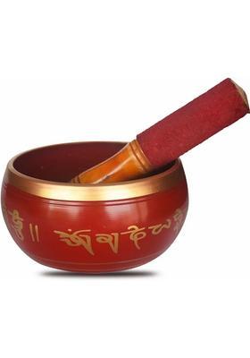 Brass Tibetan Meditation Singing Bowl With Striker For Sound Healing