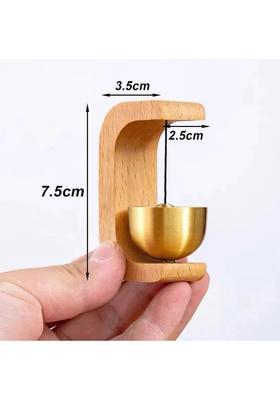 Wooden & Brass Door Bell Chime For Home Decor