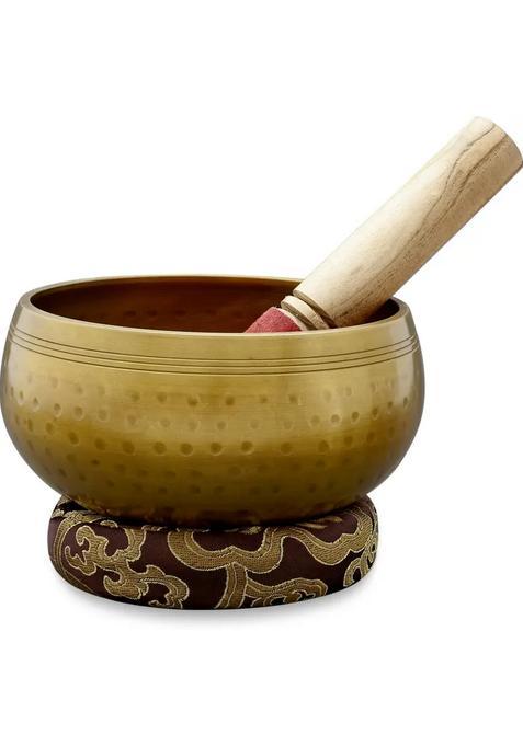 Hand Hammered Tibetan Singing Bowl 10Cm For Sound Therapy