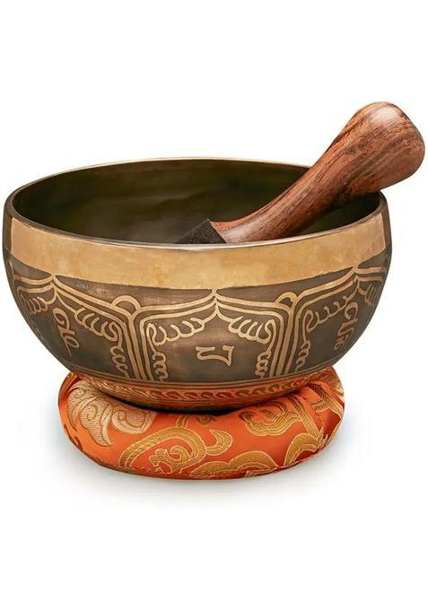 Flower Of Life Handmade Tibetan Singing Bowl 7 Inch
