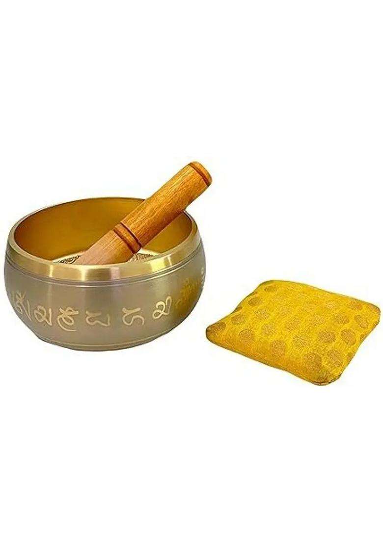 Singing Bowl With Cushion & Striker For Yoga & Stress Relief Meditation - Indya
