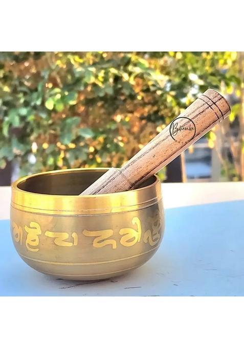 Buddhist Tibetan Prayer Singing Bowl With Wooden Stick 250G