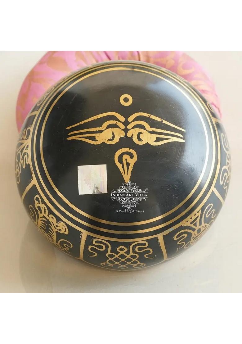 Handmade Brass Tibetan Singing Bowl For Meditation & Sound Therapy - Indya
