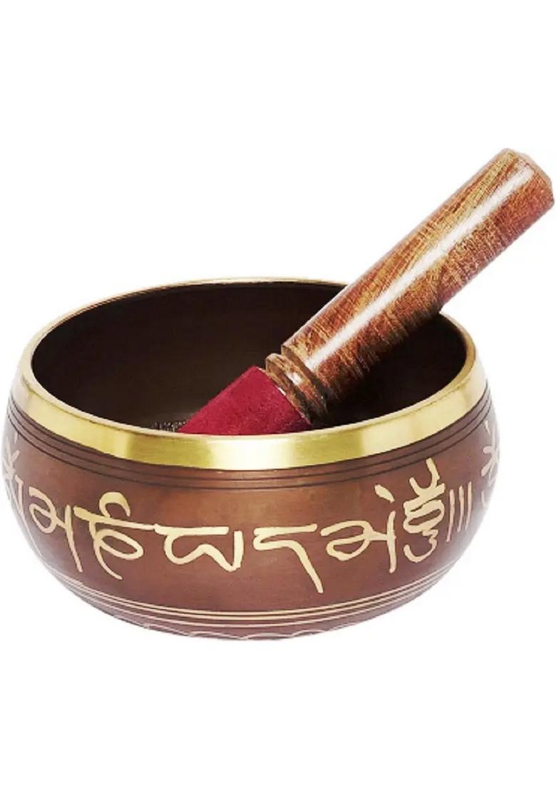 Handmade Tibetan Singing Bowl Set 4 Inch For Meditation & Healing - Indya