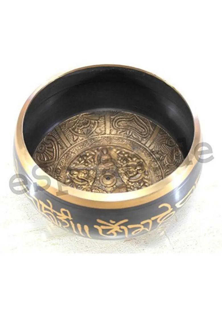 Tibetan Buddhist Prayer Meditation Singing Bowl With Striker Stick - Indya