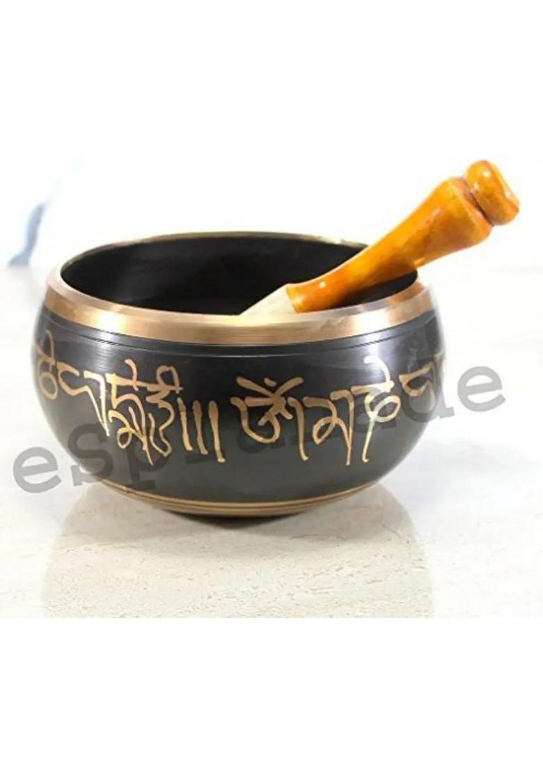 Tibetan Buddhist Prayer Meditation Singing Bowl With Striker Stick - Indya