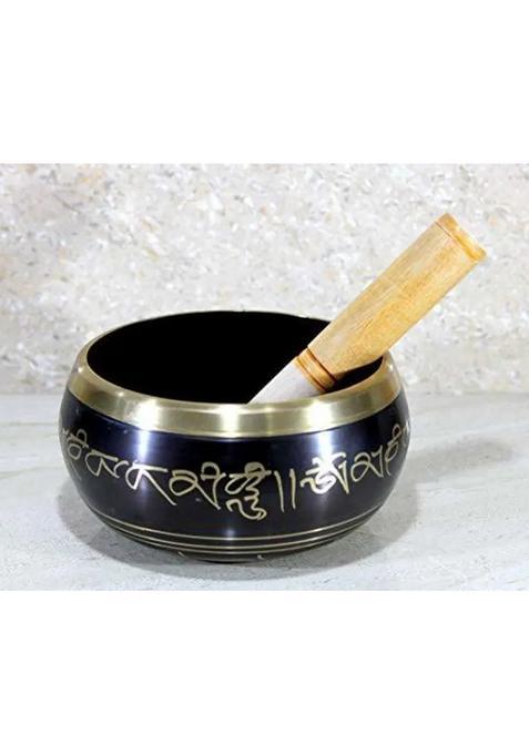 Tibetan Buddhist Prayer Meditation Singing Bowl With Striker Stick