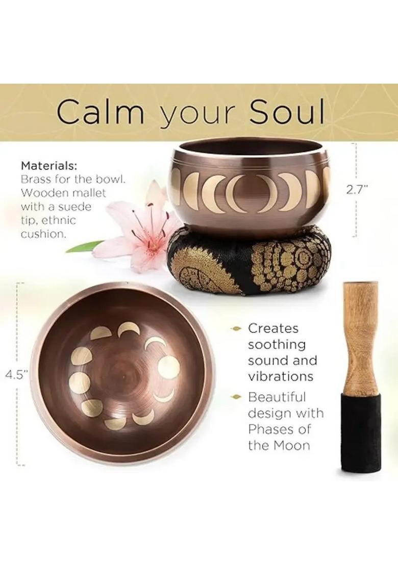 Tibetan Singing Bowl For Chakra Healing & Meditation - Indya