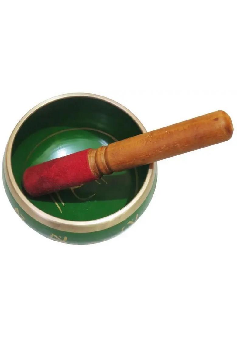 Brass Tibetan Sound Therapy Singing Bowl For Meditation & Healing - Indya