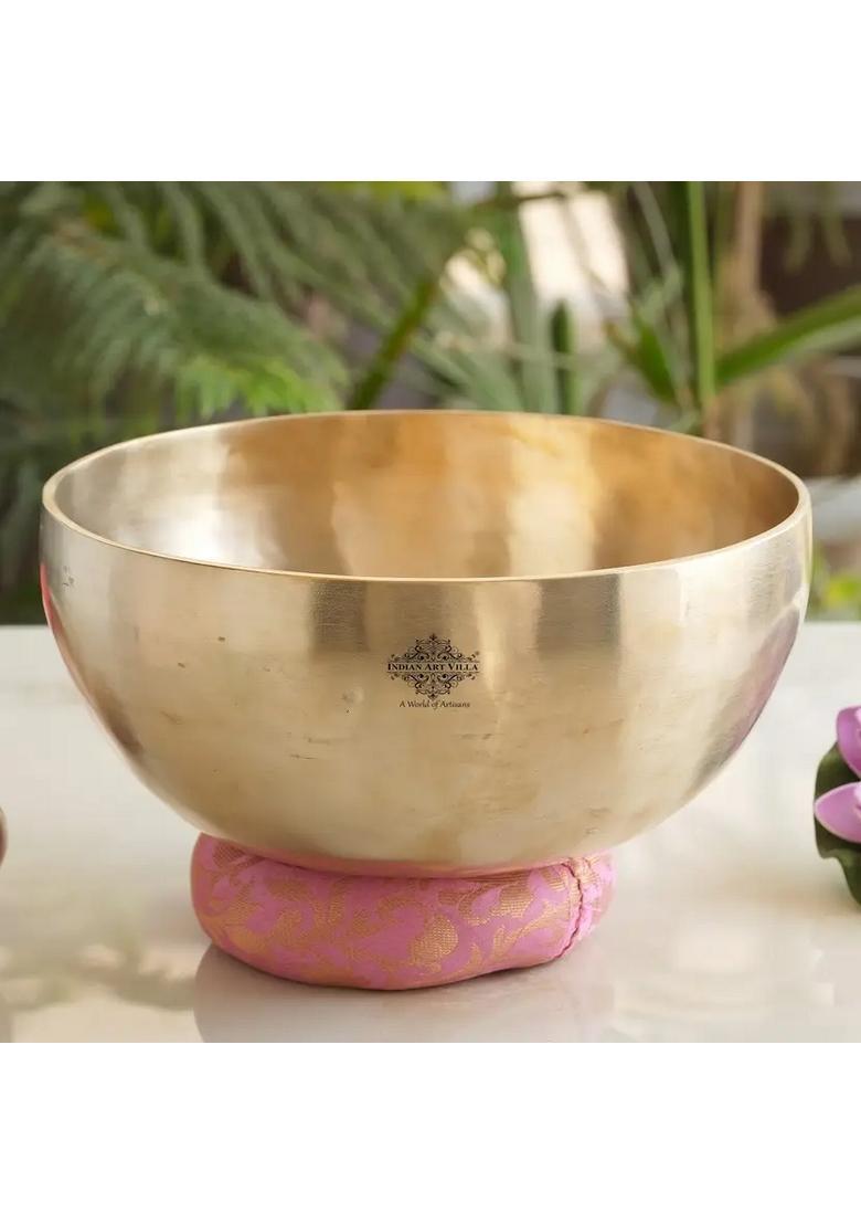 Handmade Tibetan Singing Bowl Brass For Meditation & Healing - Indya