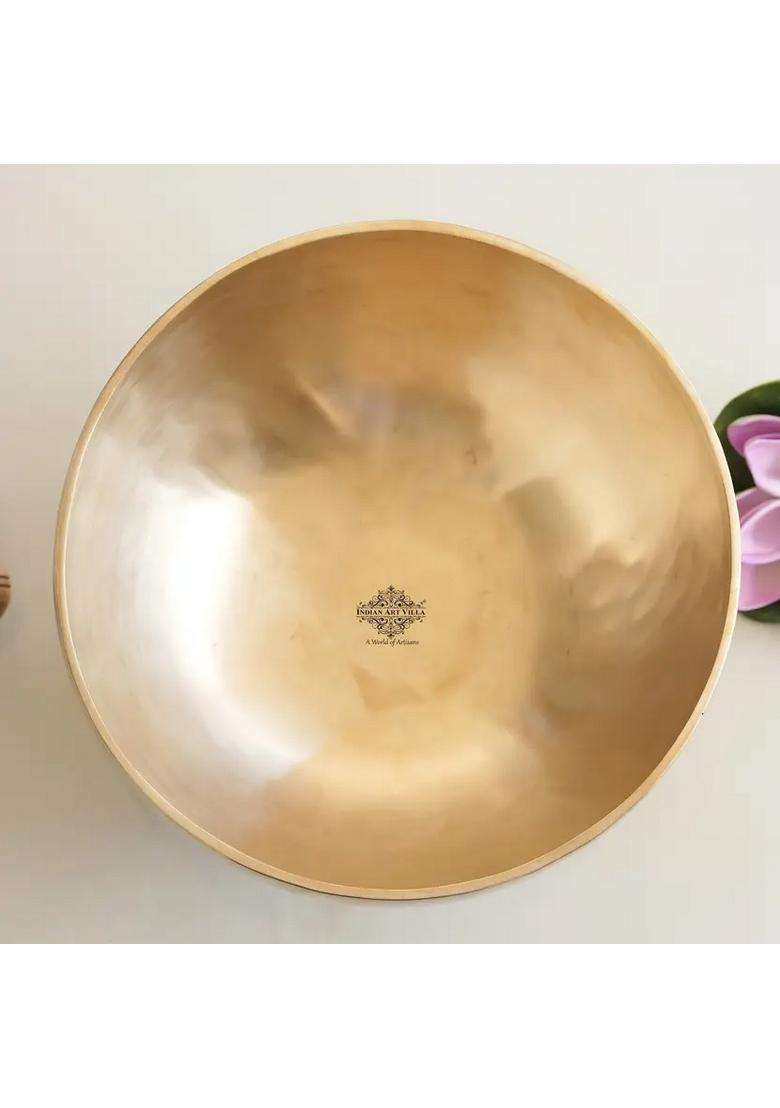 Handmade Tibetan Singing Bowl Brass For Meditation & Healing - Indya
