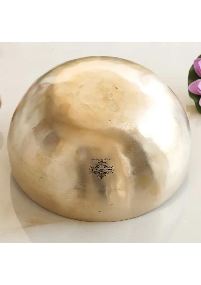 Handmade Tibetan Singing Bowl Brass For Meditation & Healing - Indya