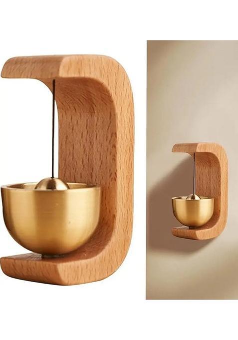 Wooden & Brass Door Bell Chime For Home Decor