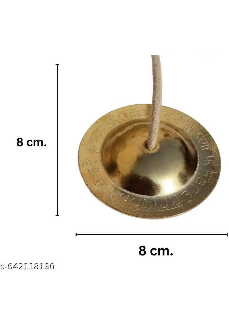 Brass Manjeera Kartal Instrument For Devotional Singing & Aarti - Indya