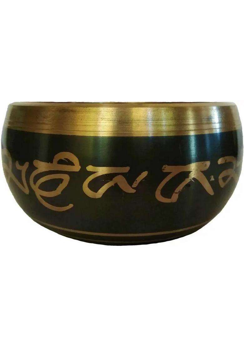 Brass Tibetan Singing Bowl For Meditation & Sound Therapy - Indya
