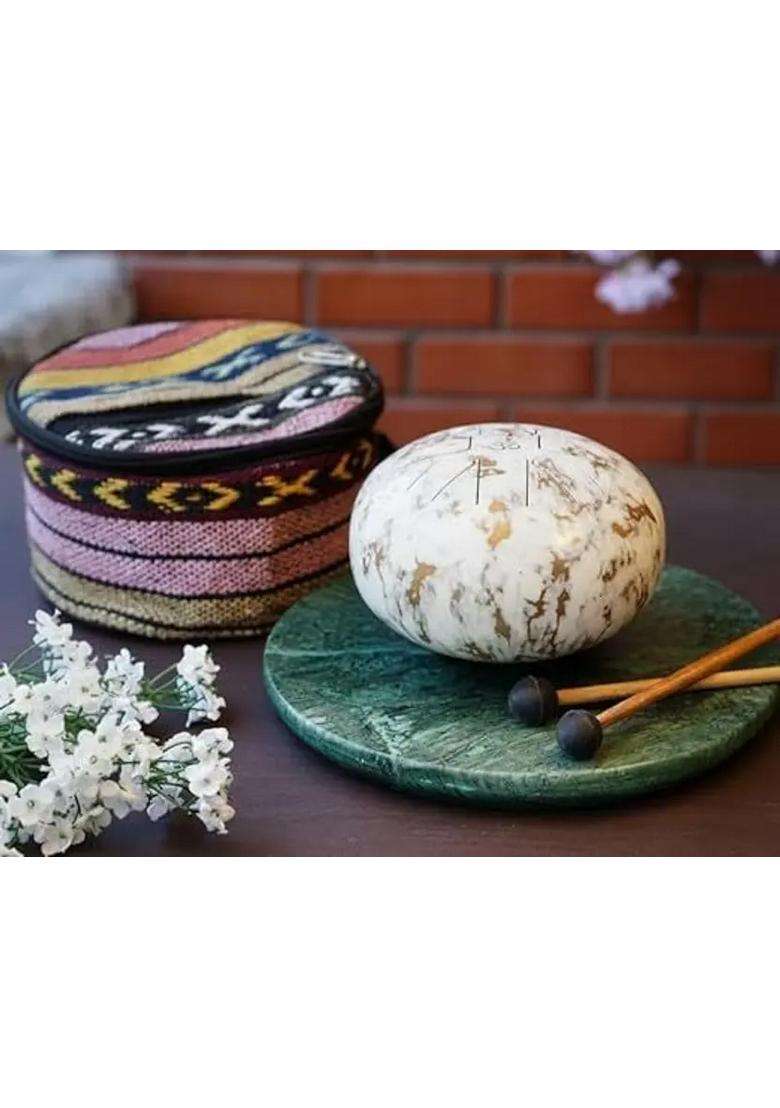 Steel Tongue Drum Hapi Drum Set For Meditation & Music Therapy - Indya