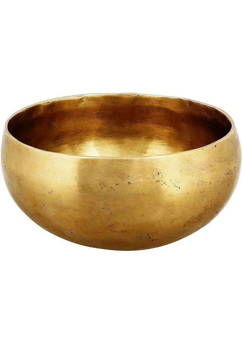 Handmade Brass Tibetan Singing Bowl 6 Inch For Meditation - Indya