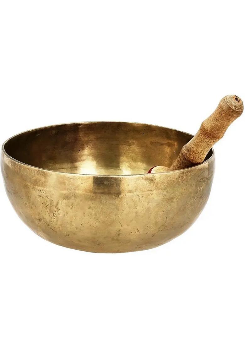 Handmade Brass Tibetan Singing Bowl 6 Inch For Meditation - Indya