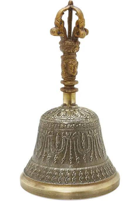 Sacred Tibetan Buddhist Bell 15Cm For Meditation & Prayer