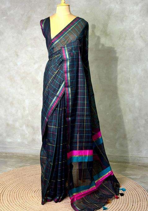 Pastal Yellow Semi Banarasi Art Silk Saree With Traditional Woven Design For Women