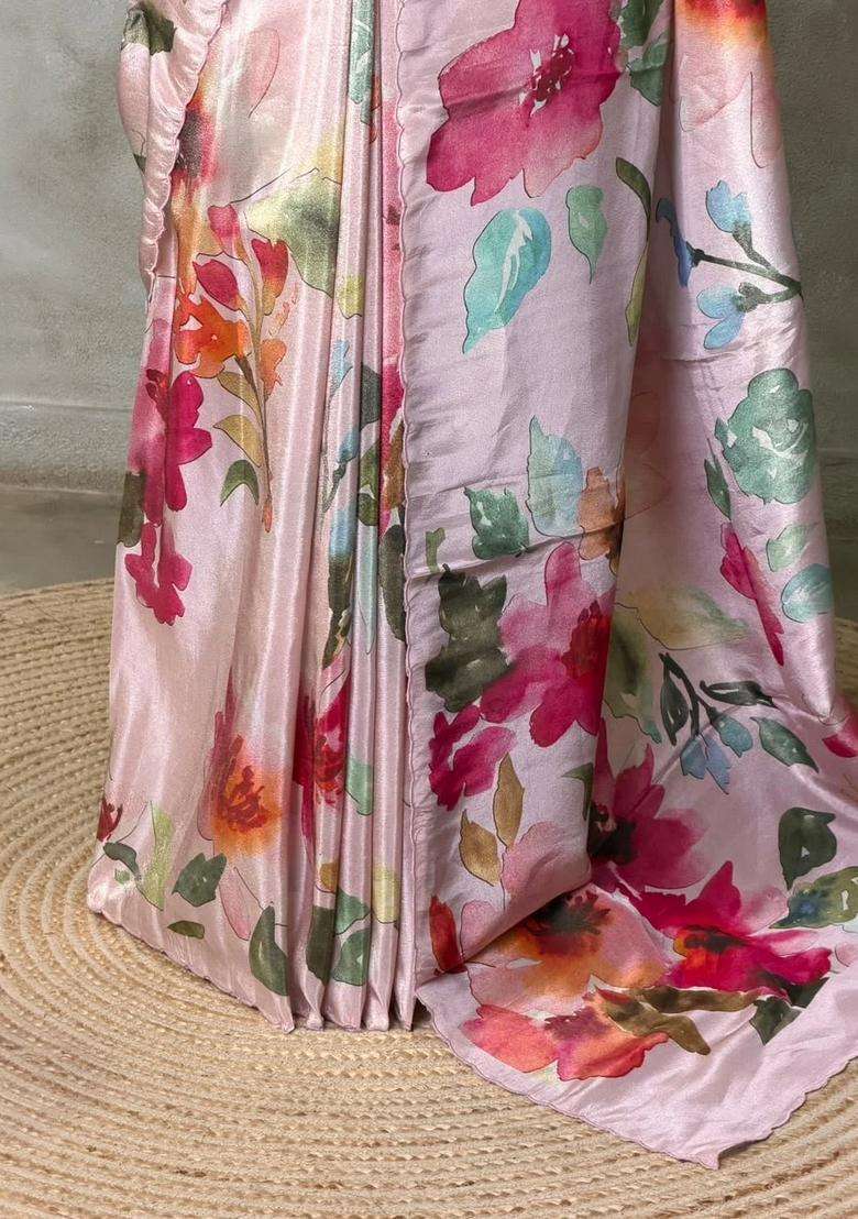 Pastal Pink Pure Soft Tissue Silk Saree Pbrrupa With Traditional Woven Design For Women - Indya
