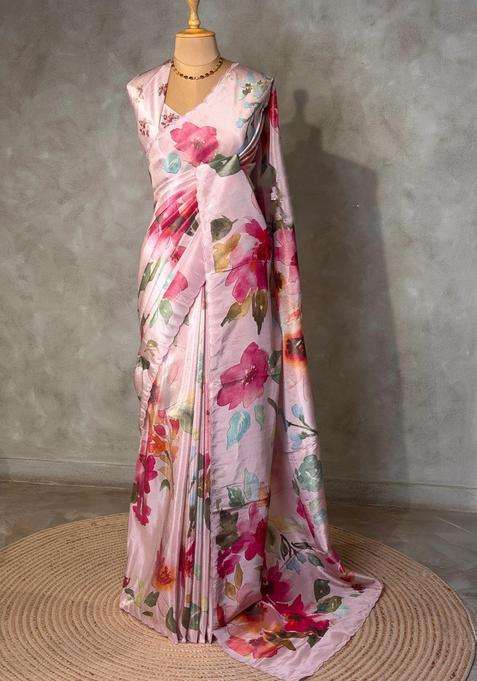 Pastal Pink Pure Soft Tissue Silk Saree Pbrrupa With Traditional Woven Design For Women