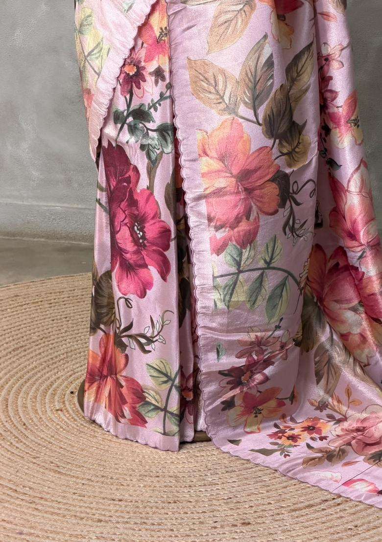 Pastal Pink Pure Soft Tissue Silk Saree Pbrrupb With Traditional Woven Design For Women - Indya