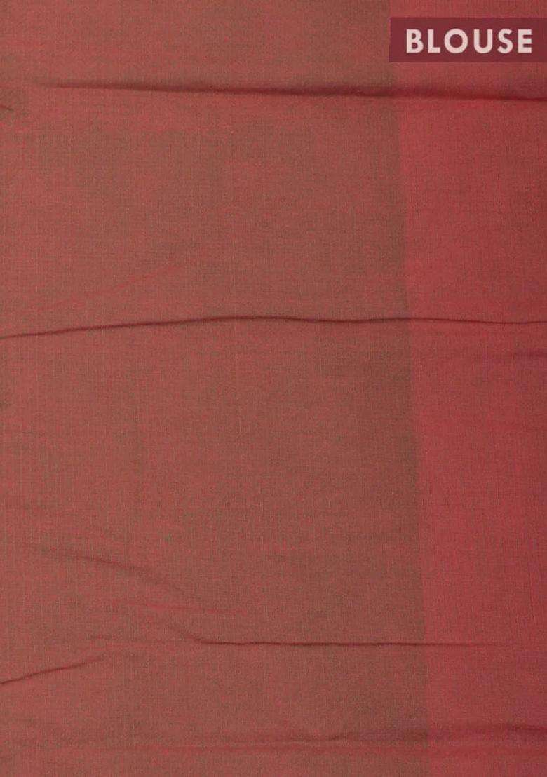 Coimbatore Cotton Pink Emboss Saree With Thread Woven Border With Traditional Woven Design For Women - Indya