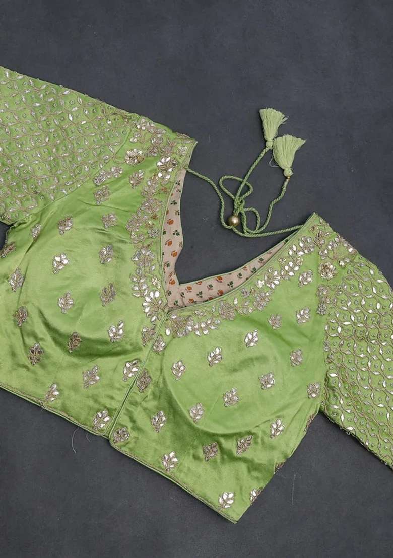 Tissue Silk Saree Light Green With Allover Silver Gold Zari Weaves And Zari Woven Border With Traditional Woven Design For Women - Indya