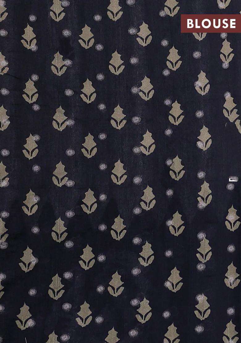 Matka Tussar Saree Beige And Mustard Yellow With Allover Thread Buttas Butta Prints And Long Temple Design Printed Border For Women - Indya