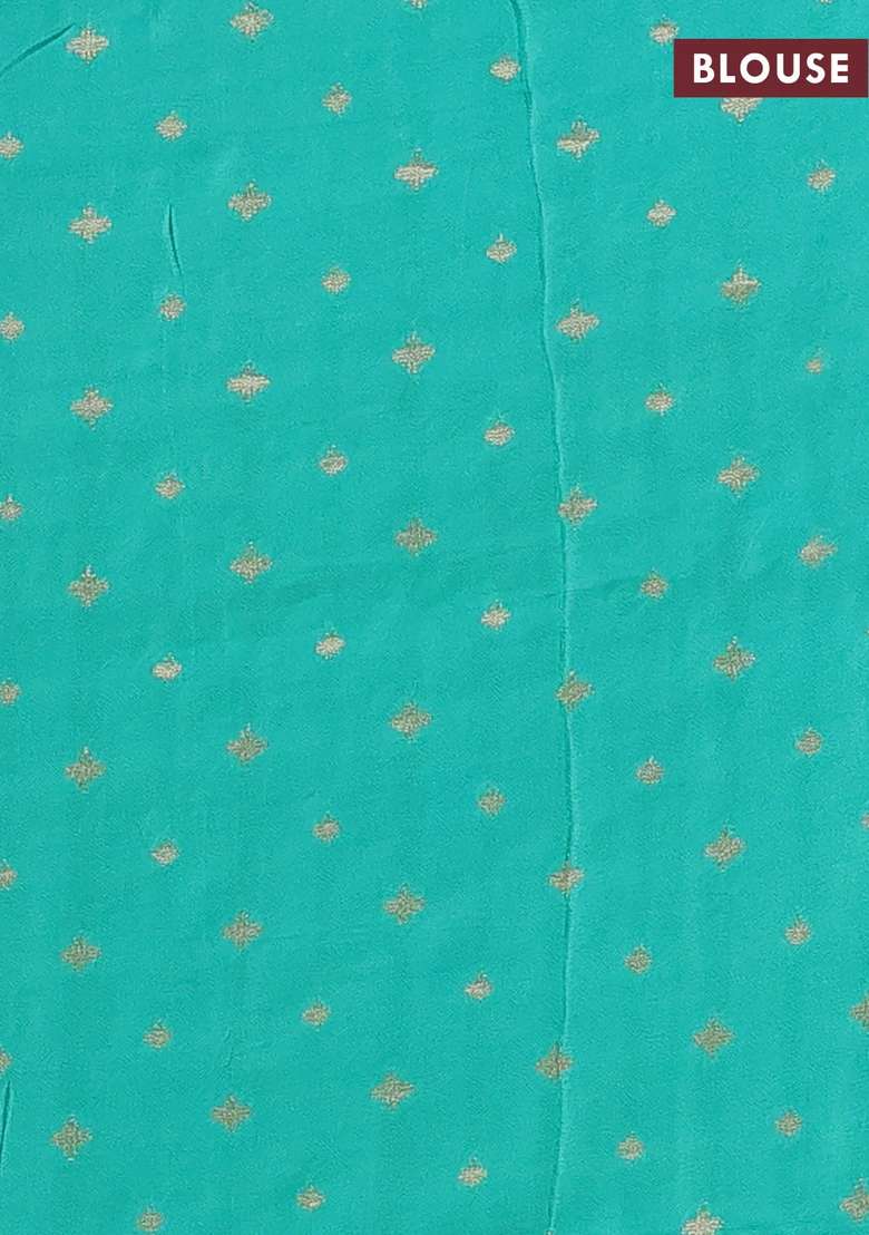 Grey Purple Semi Mysore Silk Saree Buttas With Buttas And Brocade Design For Women - Indya