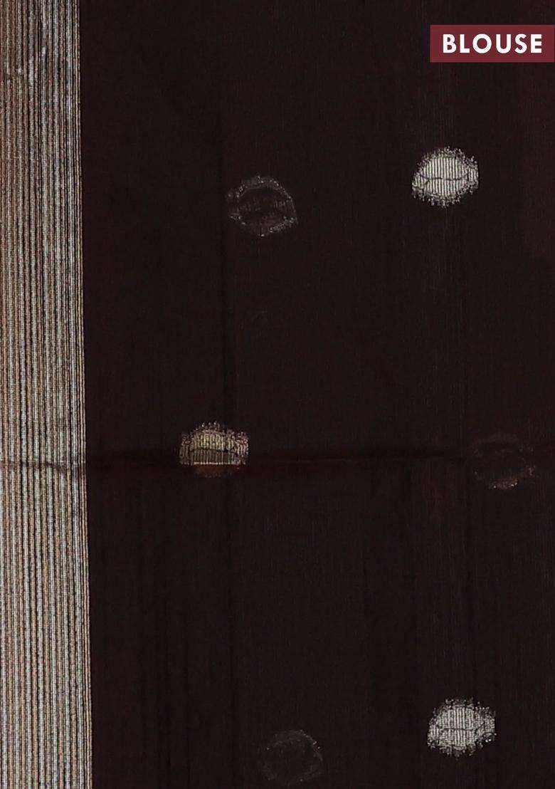 Red Maroon Bhagalpuri Tussar Saree With Traditional Woven Design For Women - Indya