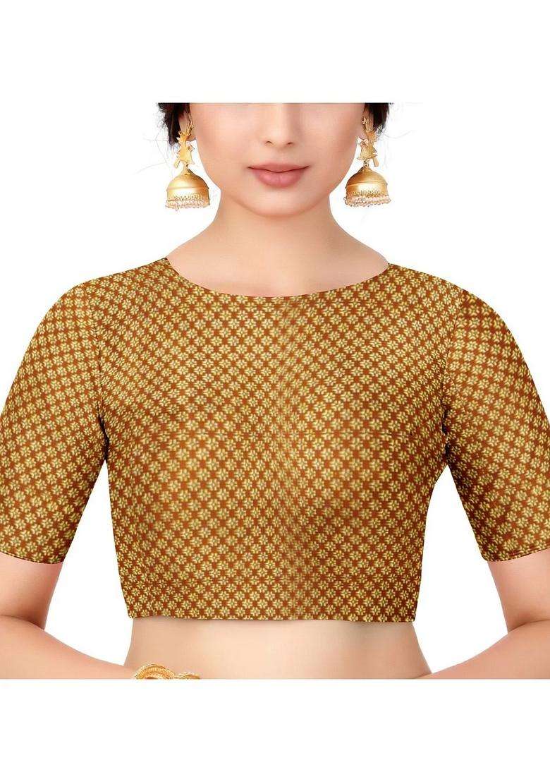 Orange Color Silk Saree With Small Zari Booties And Heavy Pallu With Traditional Woven Design For Women - Indya