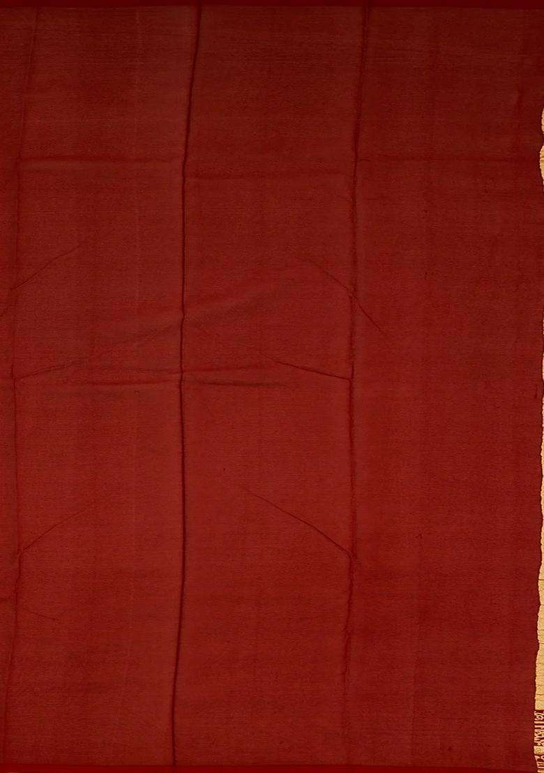 Dark Green Banarasi Khaddi Georgette Saree With Diagonal Stripes Dark Green With Buttas And Brocade Design For Women - Indya