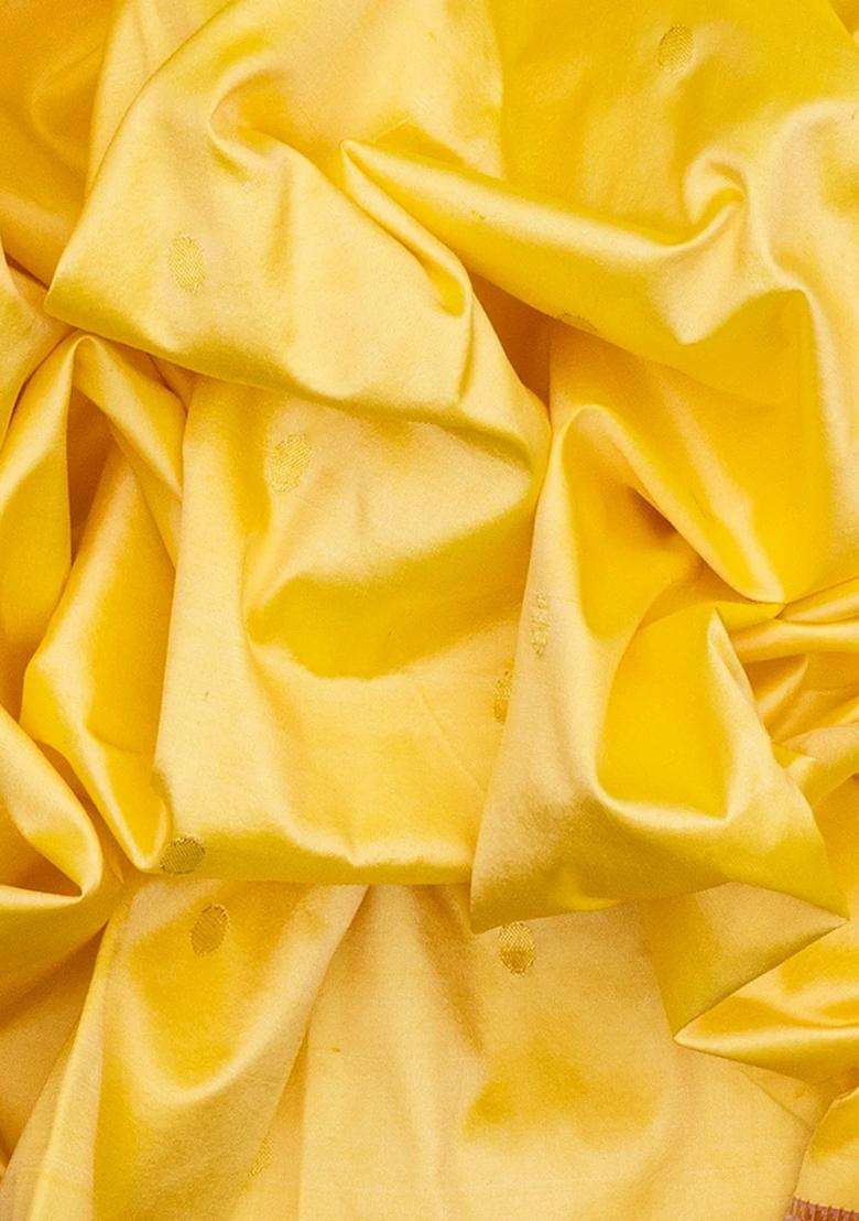 Sandal Handloom Paithani Silk Saree With Mango Buttas Sandal With Buttas And Brocade Design For Women - Indya